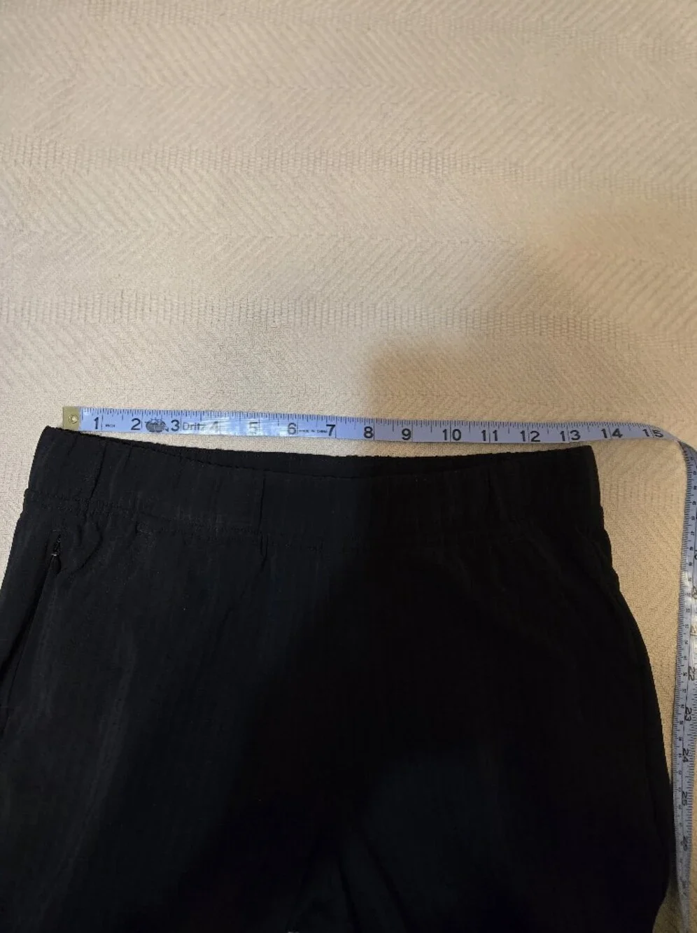 Titlenine Black Seersucker Casual Upf Pant